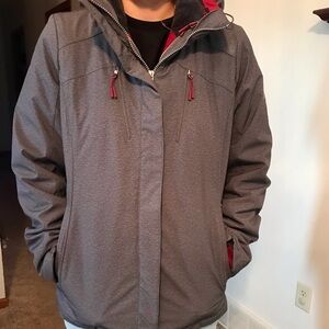 Women’s ZeroXposur 3-in-1 Systems Winter Jacket, Size Medium.